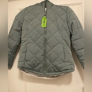 Free Country Girl’s Size S Reversible Jacket Sherpa Lined